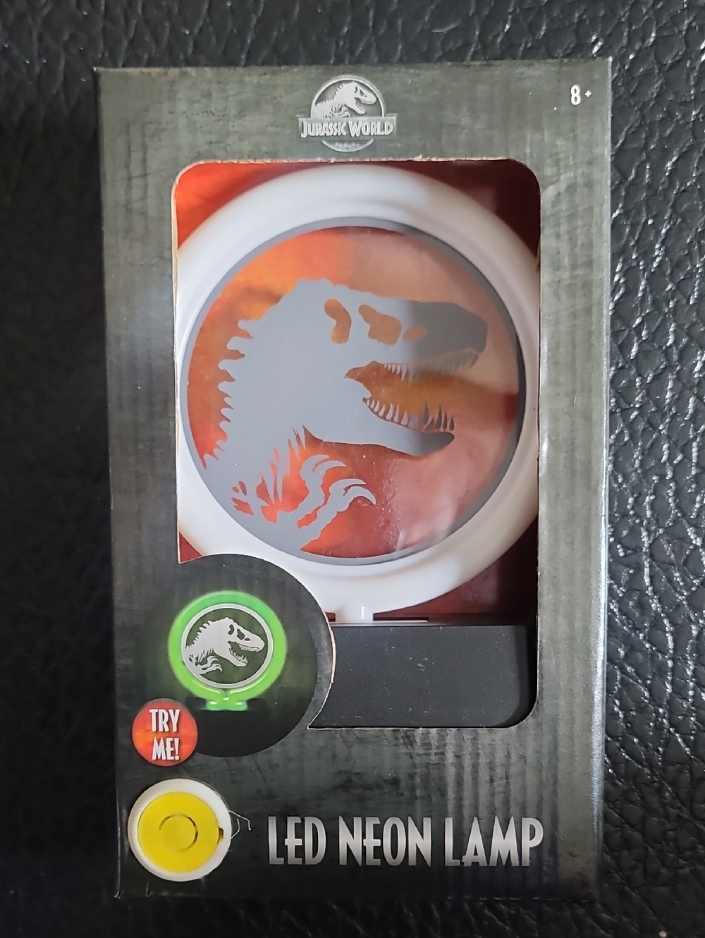 Jurassic World Green LED Neon Lamp